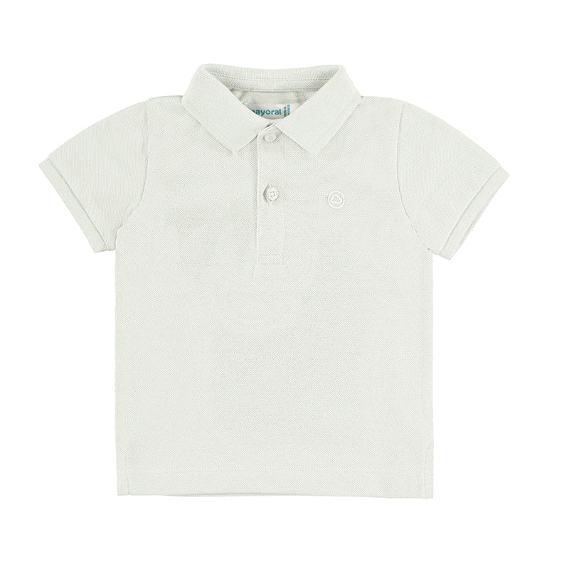 Mayoral Baby Basic Short Sleeve Polo _White 102-82