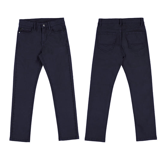 Mayoral Mini 5 Pocket Slim Fit Basic Pants _Navy 517-34