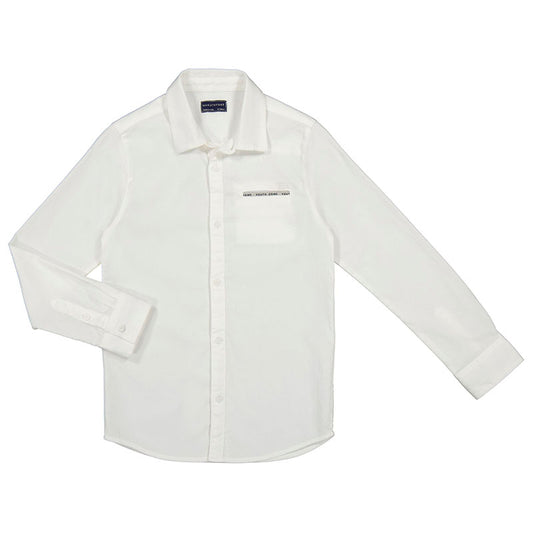 Nukutavake Long Sleeve White Dress Shirt_6117-40