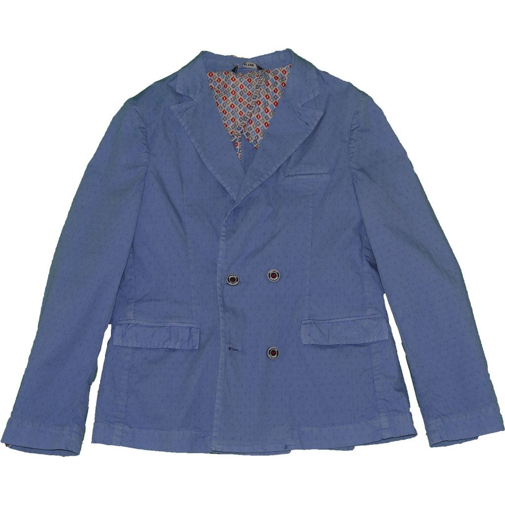 Great Fun Light Blue Cotton Blazer 171 K0546 - NorthBoys