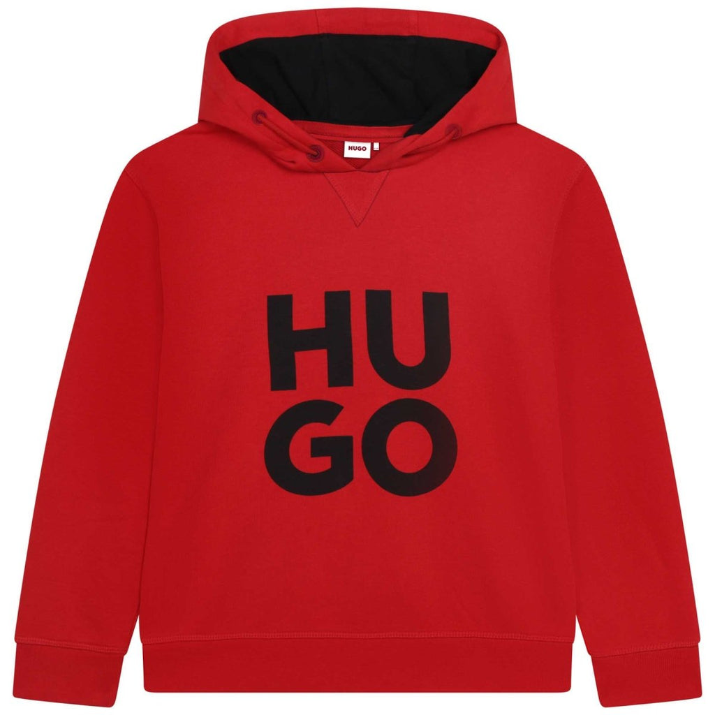 HUGO Hooded Sweatshirt_Red G25116 - 990 - NorthBoys