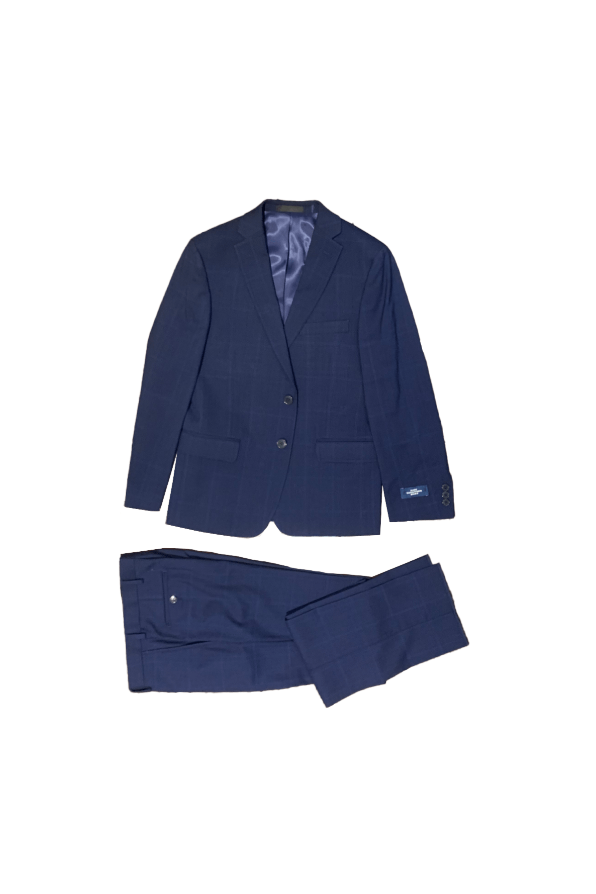 Hart Schaffner Marx Boys Navy Wool Suit-NorthBoys