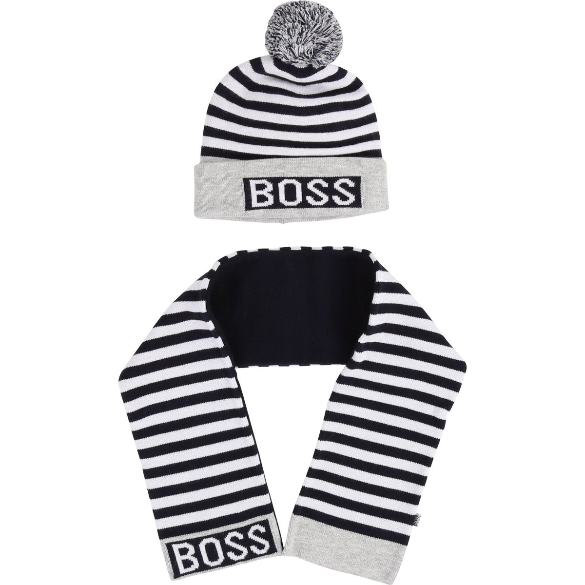 Hugo Boss Baby Hat & Scarf Set 192 J98261 - NorthBoys