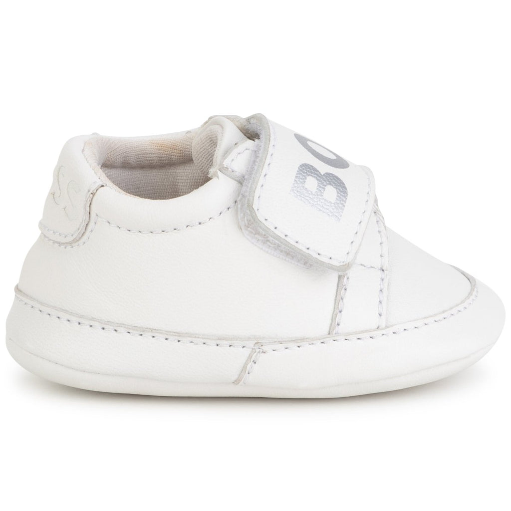 Hugo Boss Baby Leather Shoes_ White J99109 - 10B - NorthBoys