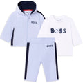 Hugo Boss Baby T-Shirt & Track Suit Set _Pale Blue J98369-771-NorthBoys