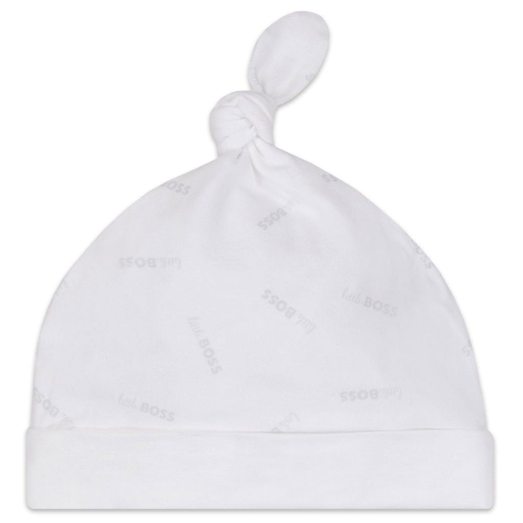 Hugo Boss Baby White Sleeper & Hat Set _ J98379 - 10B - NorthBoys