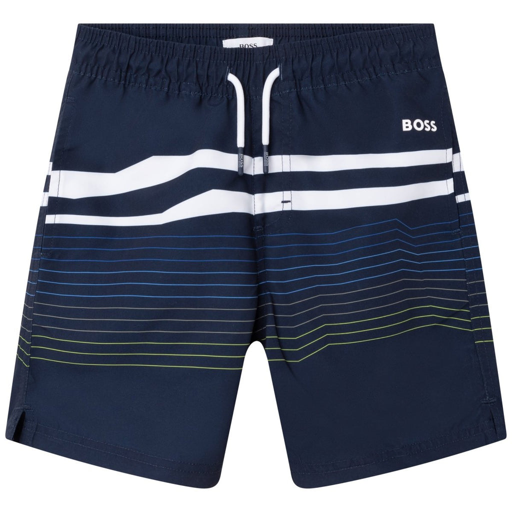 Hugo Boss Boys Bermuda Swim Shorts_ Navy J24771 - 849 - NorthBoys