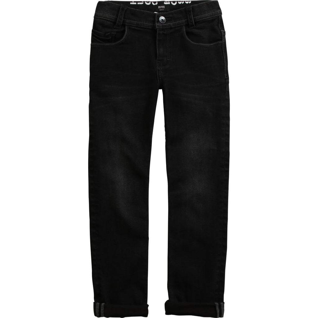 Hugo Boss Boys Black Denim Jeans - NorthBoys