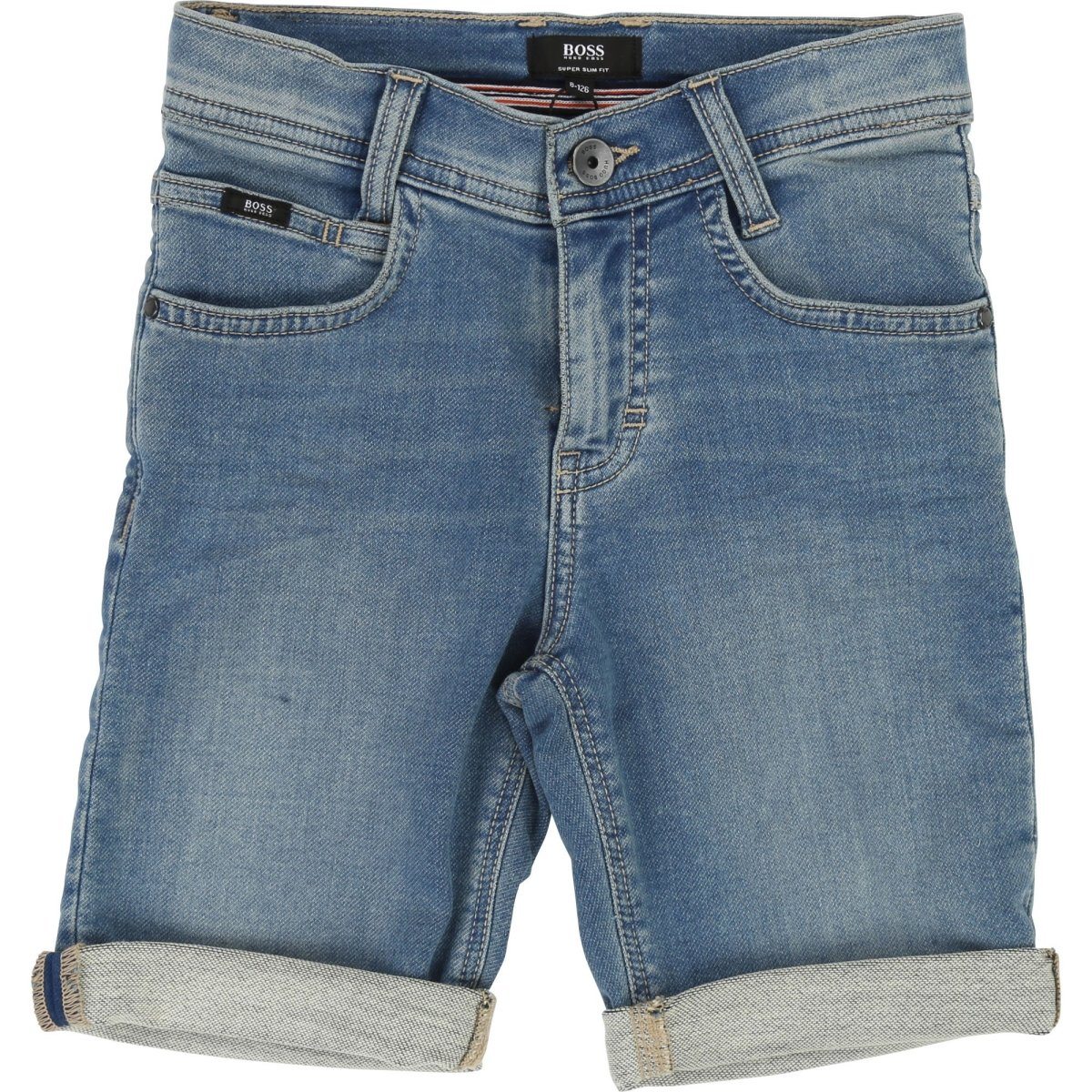 Hugo Boss Boys Denim Bermuda Shorts J24605 - NorthBoys