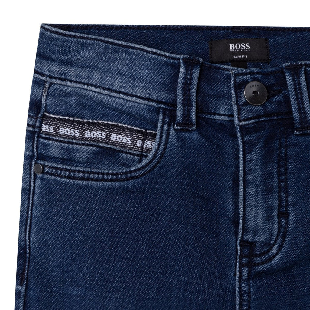 Hugo Boss Boys Denim Pants_ Stone J24759 - Z07 - NorthBoys