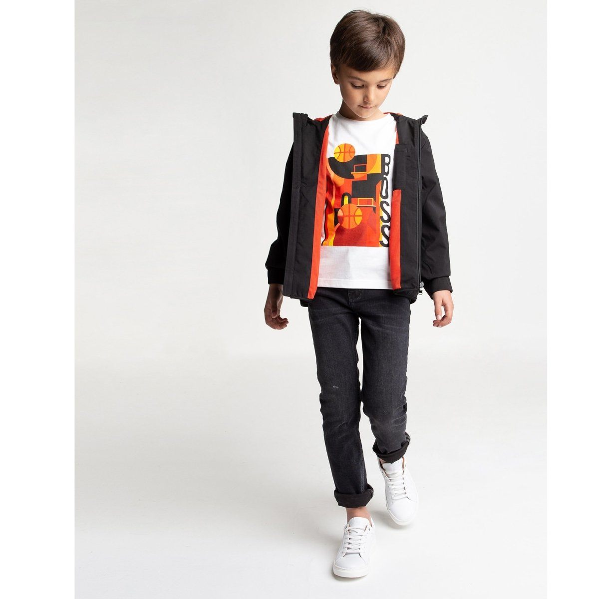 Hugo Boss Boys Grey Denim Jeans - NorthBoys