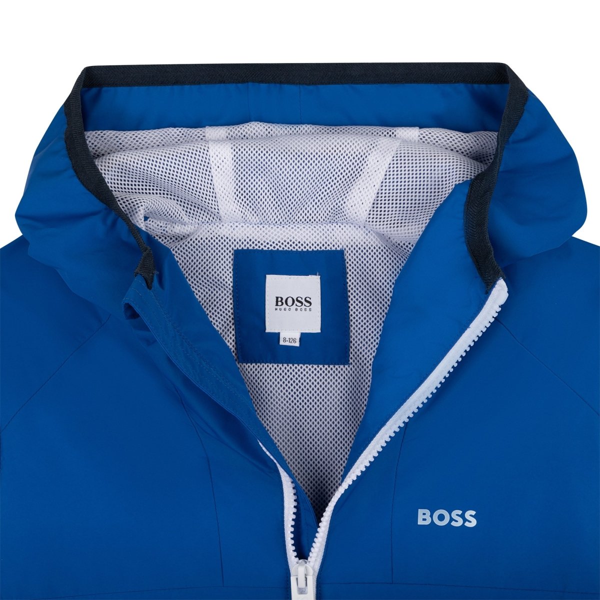 Hugo Boss Boys Hooded Windbreaker w/Logo_ Electric Blue J26469 - 871 - NorthBoys