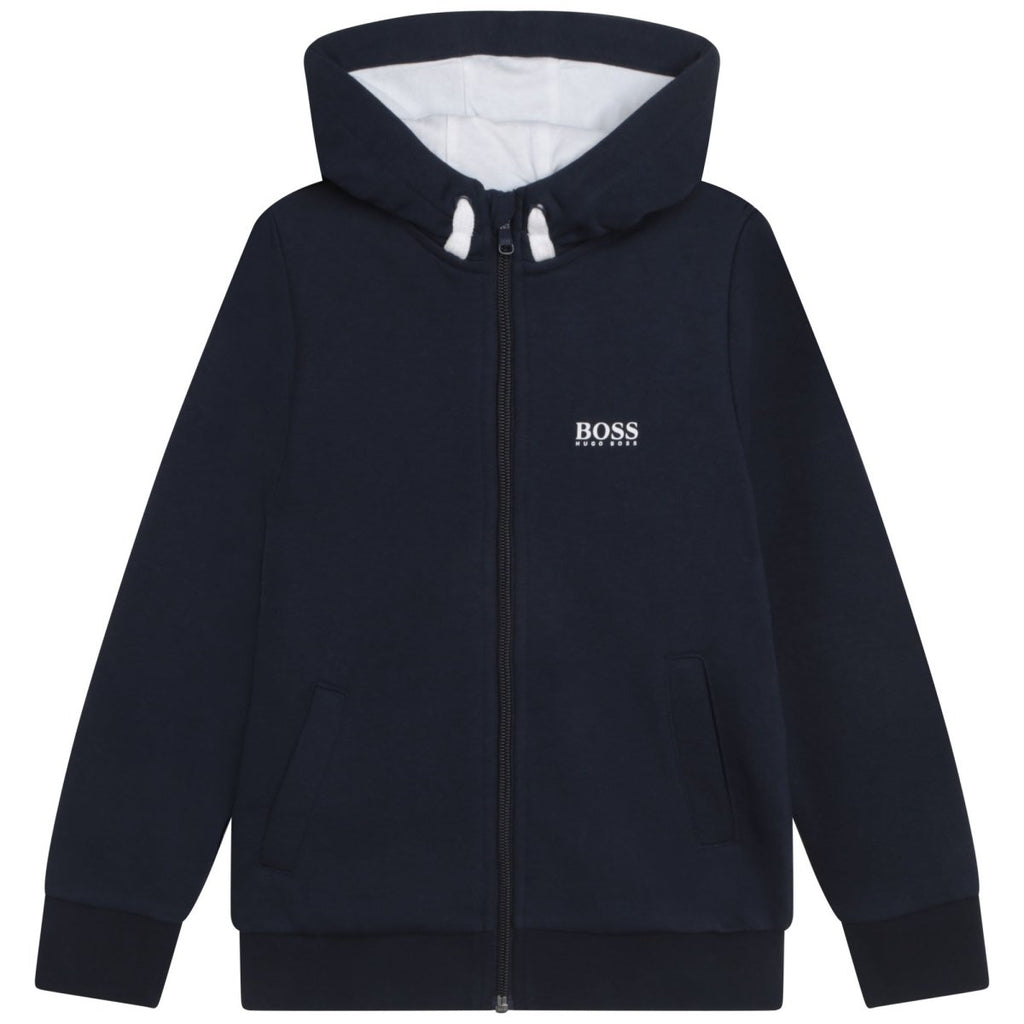Hugo Boss Boys Hoodie _ Navy J28099 - 849a - NorthBoys