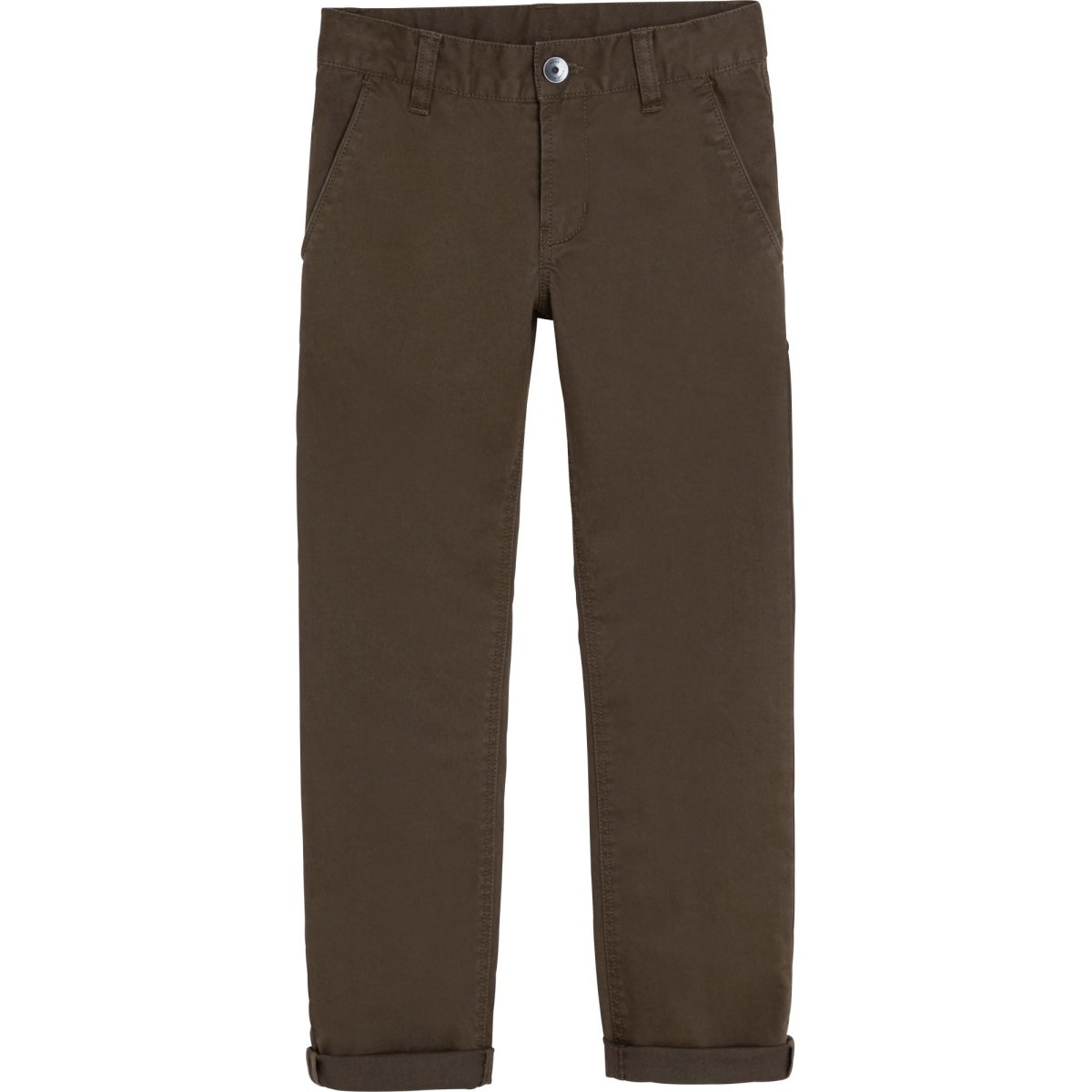 Hugo Boss Boys Khaki Cotton Pants J24732 - NorthBoys