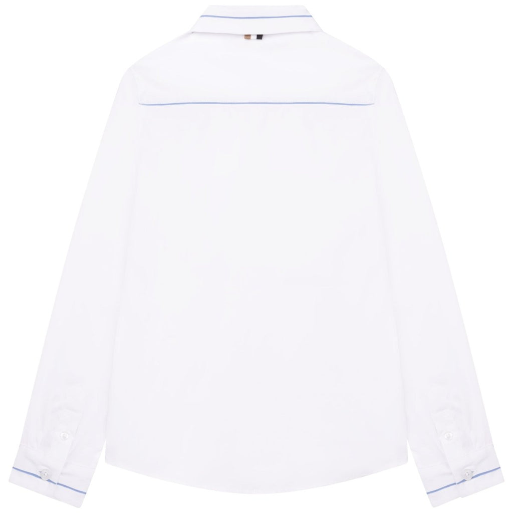 Hugo Boss Boys L/S Dress Shirt _ White J25N65 - 10B - NorthBoys