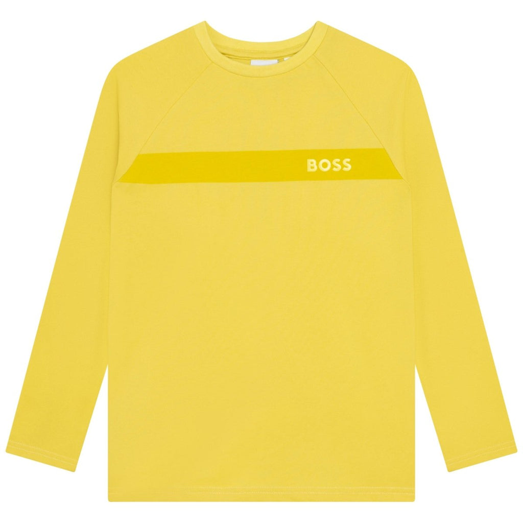 Hugo Boss Boys L/S Shirt _Lime J25M22 - 616 - NorthBoys