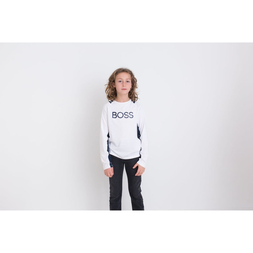 Hugo Boss Boys Long Sleeve T-Shirt 192 J25E40 - NorthBoys