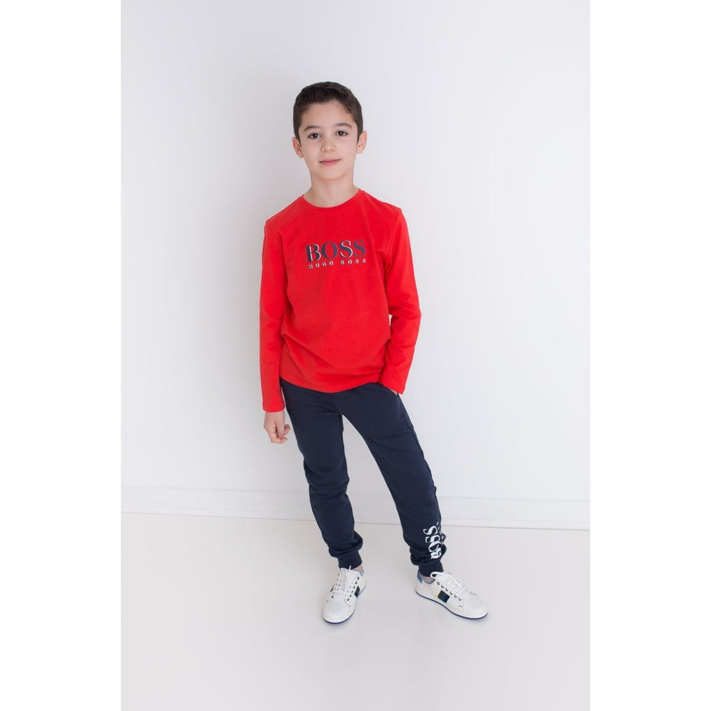 Hugo Boss Boys Long Sleeve T-Shirt J25E45 - NorthBoys