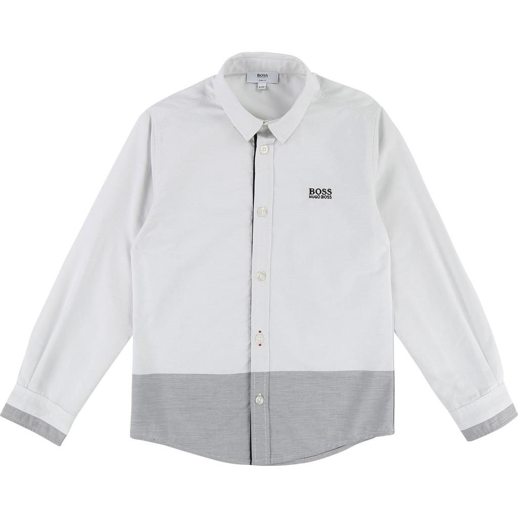 Hugo Boss Boys Long Sleeved Shirt 182 J25C63 - NorthBoys