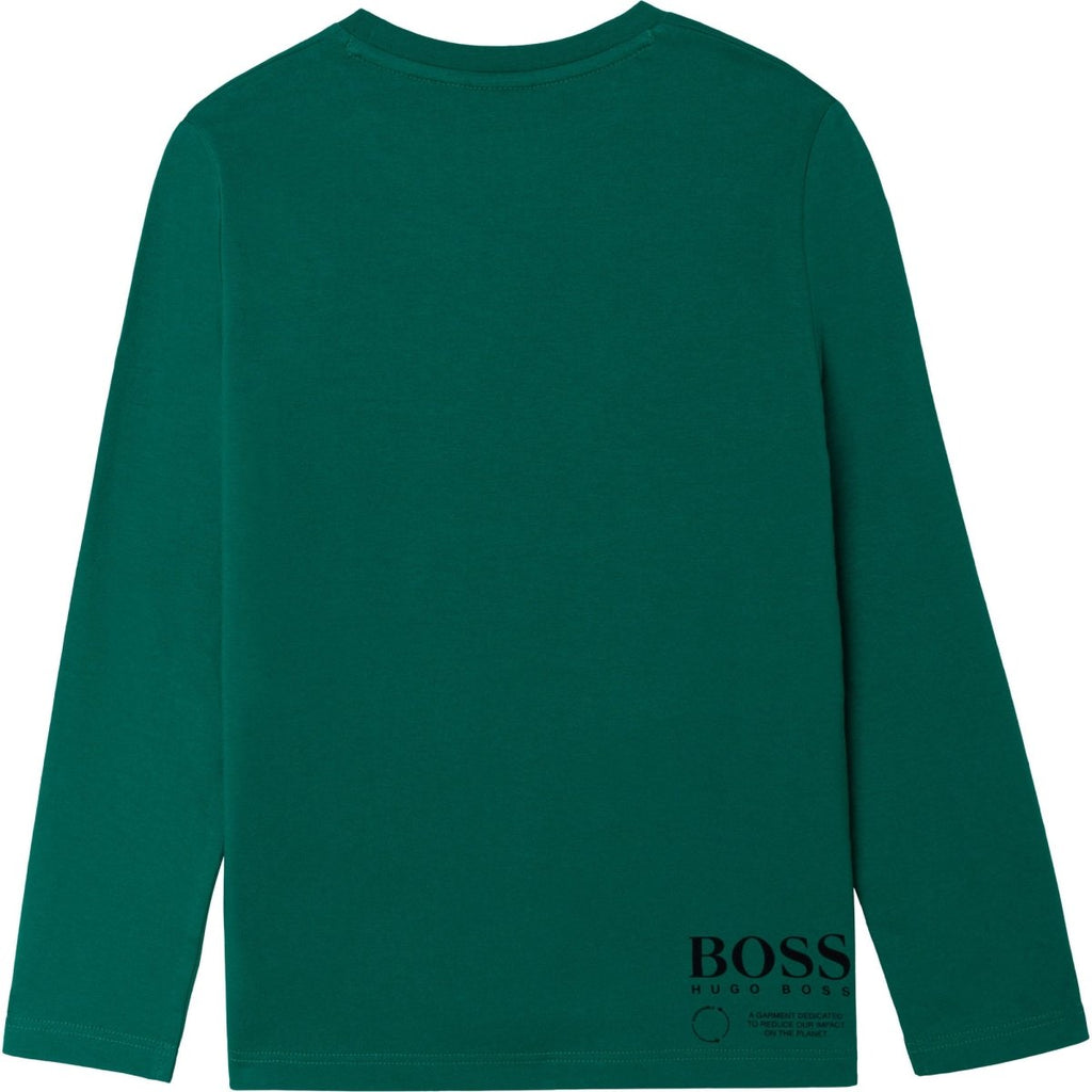 Hugo Boss Boys Ls T-Shirt with Illustration Sustainable J25L68 - NorthBoys