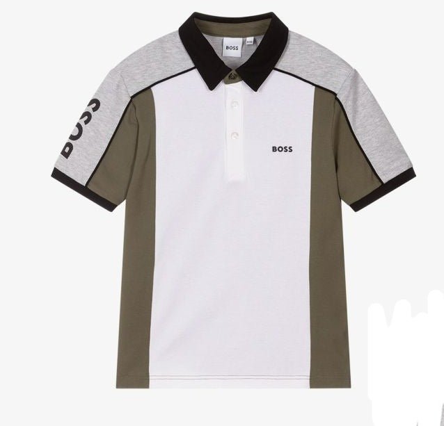 Hugo Boss Boys Polo w/logo_ Grey J28095A - A32 - NorthBoys