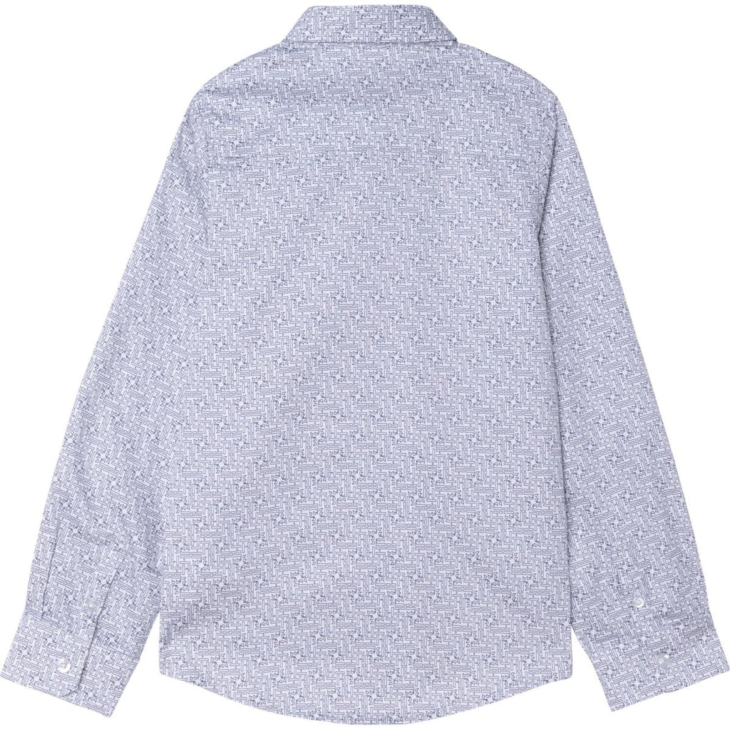 Hugo Boss Boys Printed Dress Shirt J25L87 - NorthBoys
