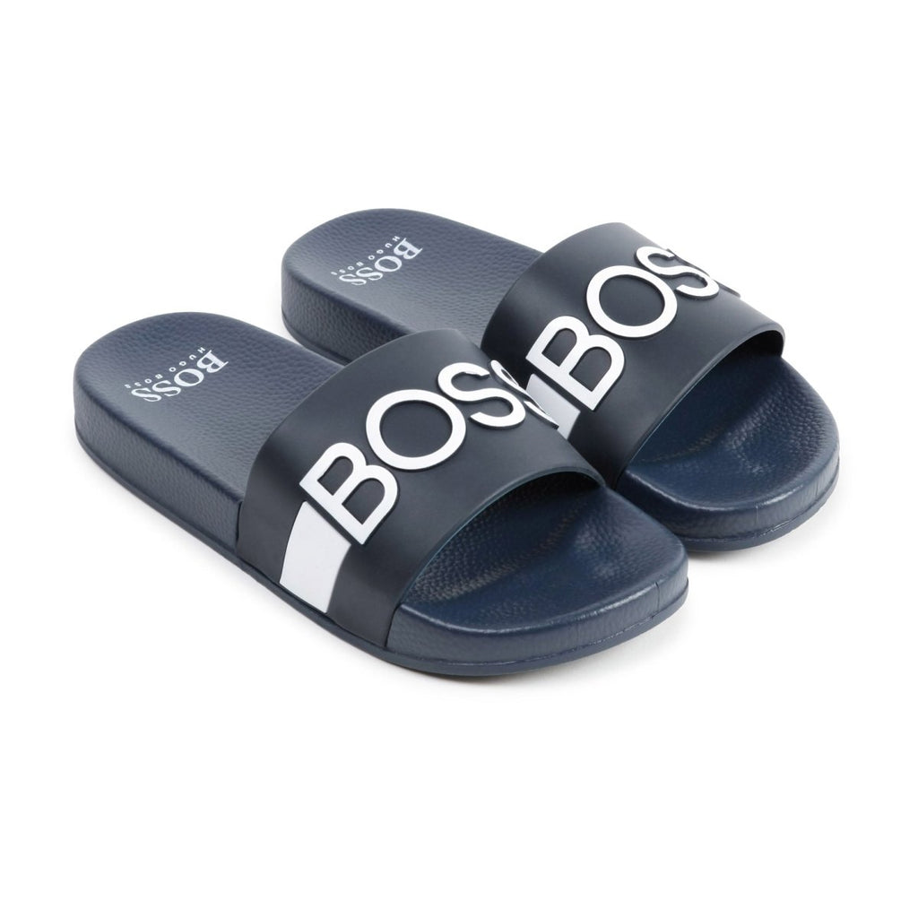 Hugo Boss Boys Slides with Logo - NorthBoys