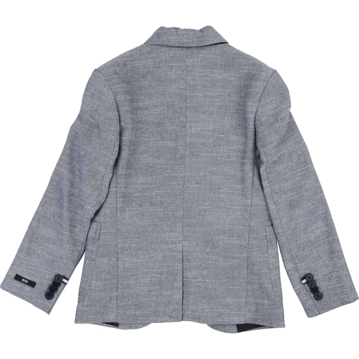 Hugo Boss Boys Slim Cotton Suit Blue/Grey J26371/J24571-NorthBoys