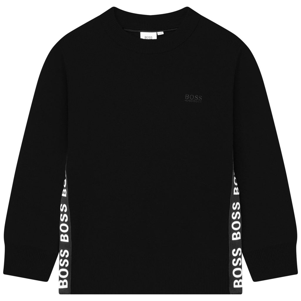 Hugo Boss Boys Sweatshirt Branded Braids On Sides J25L89 - NorthBoys