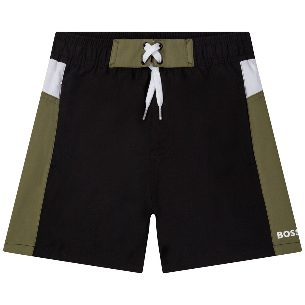 Hugo Boss Boys Swim Shorts_ Black J24773 - 09B - NorthBoys