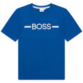 Hugo Boss Boys T-Shirt w/Logo_ Electric Blue J25N29 - 871 - NorthBoys
