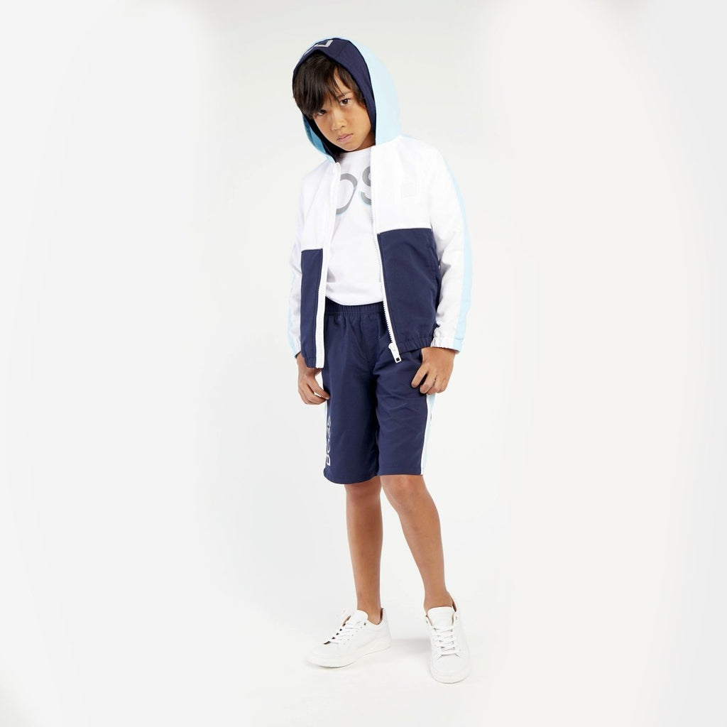 Hugo Boss Boys Zip Up Hoodie Sweatshirt - NorthBoys