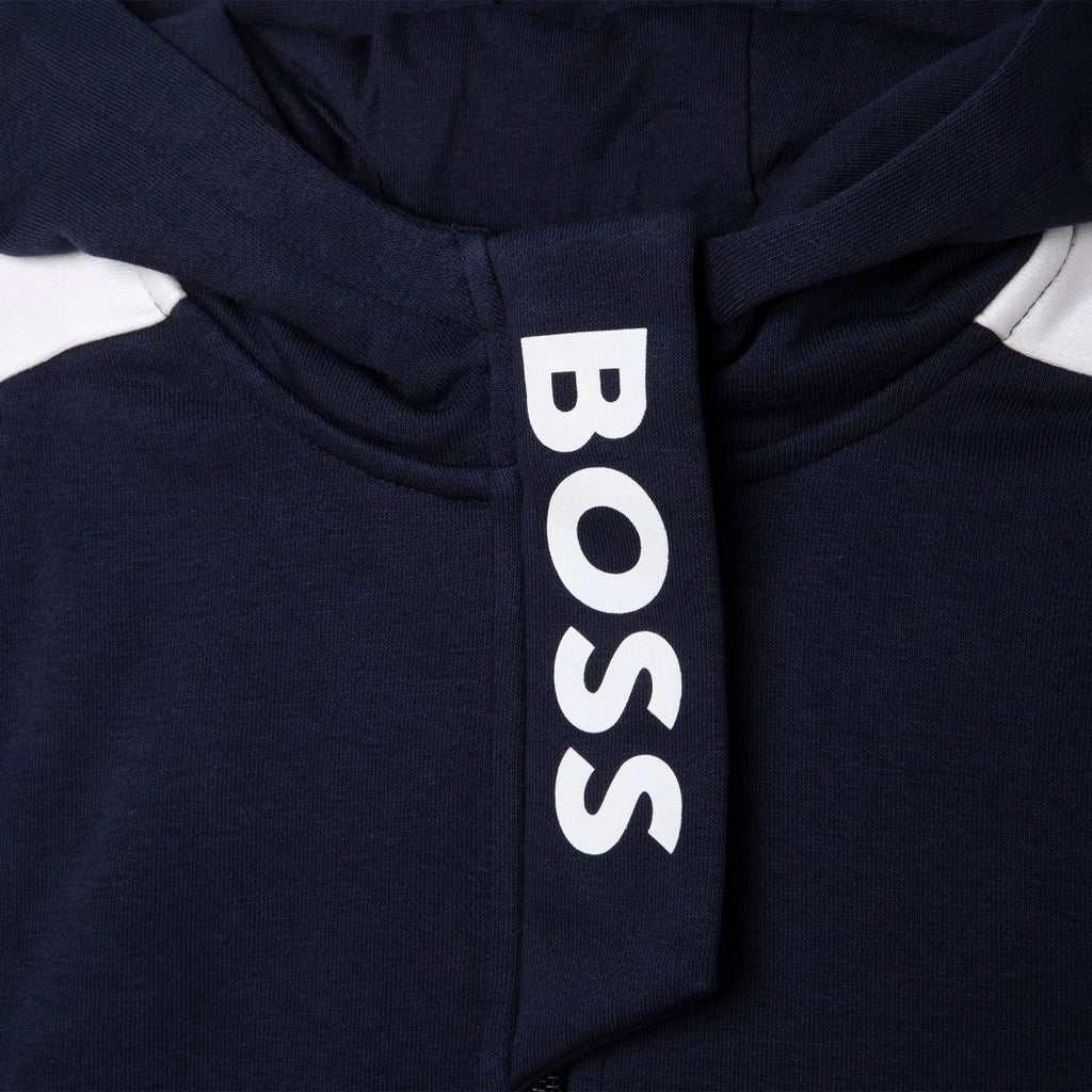 Hugo Boss Boys Zip Up Hoodie _Navy J25M68 - 849 - NorthBoys
