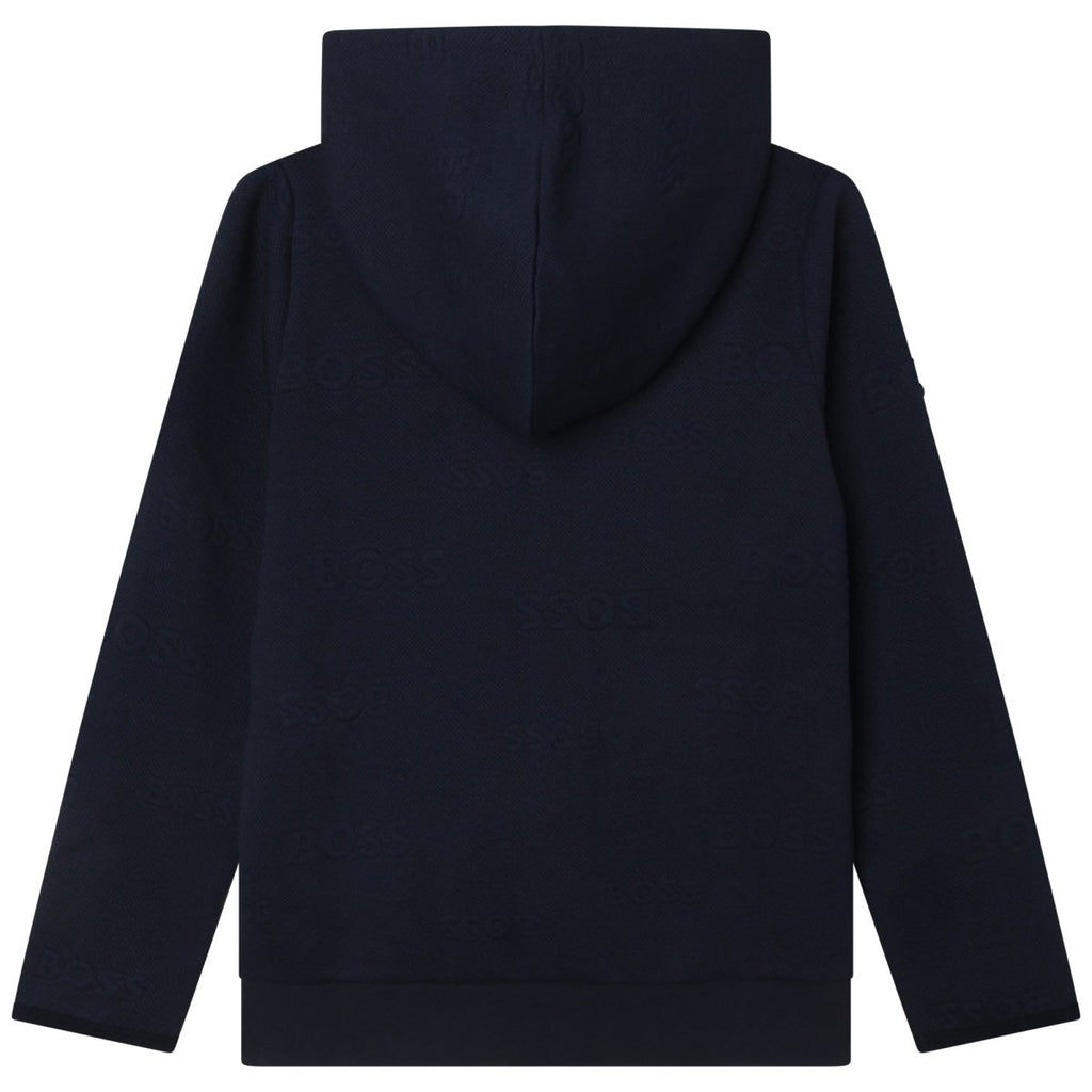 Hugo Boss Boys Zip - Up Hoodie _Navy J25M76 - 849 - NorthBoys