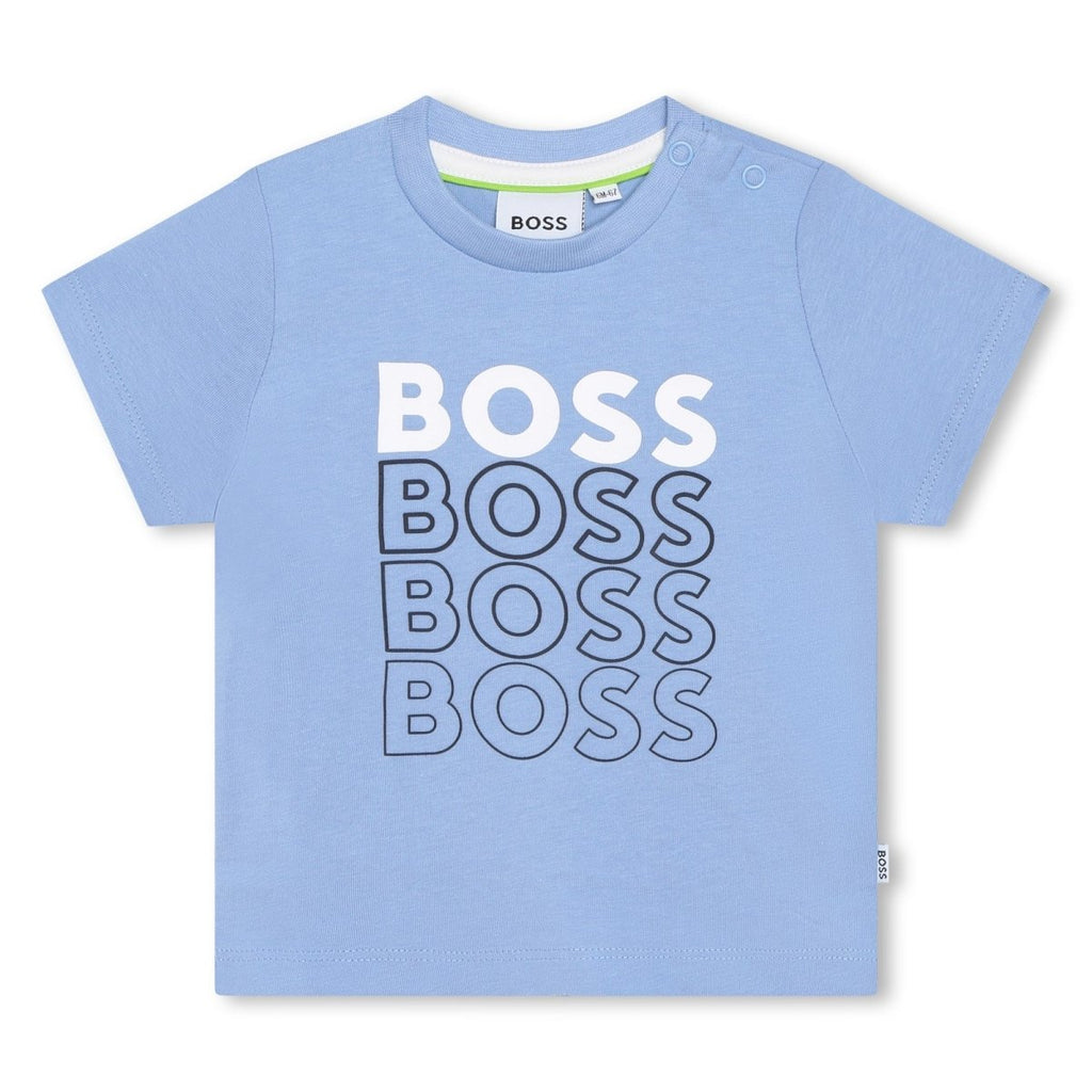 Hugo Boss Toddler Dress Short Sleeve T-Shirt_Blue J05A02 - 77A - NorthBoys