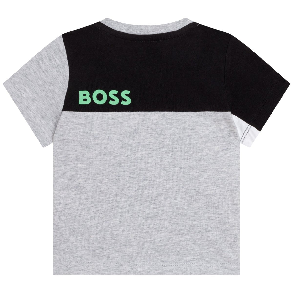 Hugo Boss Toddler T-Shirt w/ Colour Blocking_ Grey J05919 - A32 - NorthBoys
