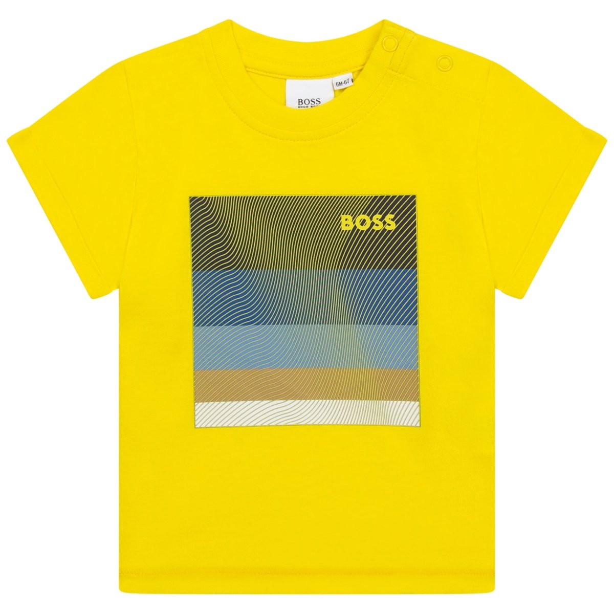 Hugo Boss Toddler T-Shirt w/ Illustration_ Yellow J05912 - 535 - NorthBoys