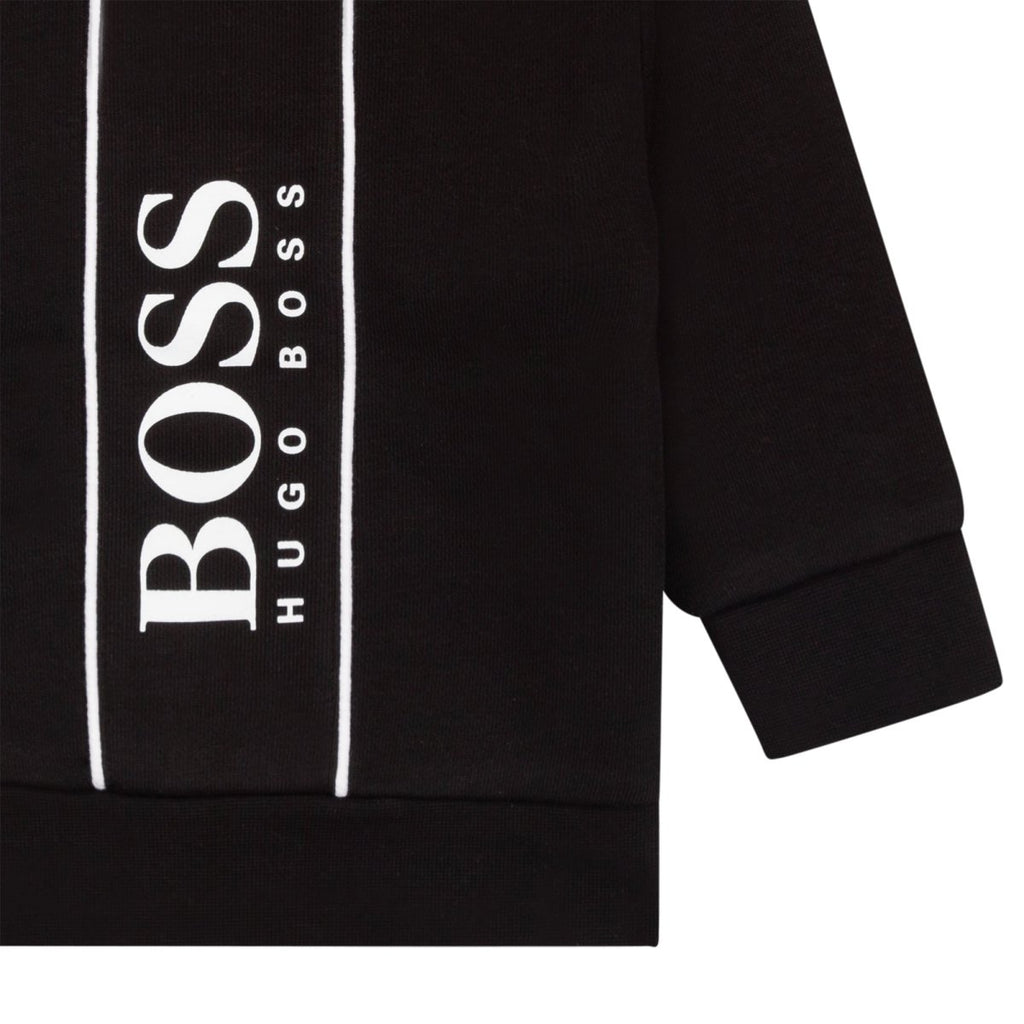 Hugo Boss Toddler Zip - Up Hoodie w/Logo_ Black J05937 - 09B - NorthBoys