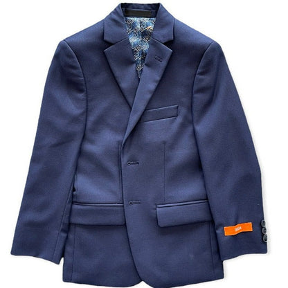 Tallia Boys Skinny Suit Separate Bright Blue Twill Jacket RY0013