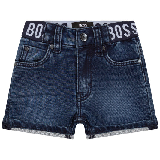 Hugo Boss Toddler Denim Shorts_Blue J04425-Z07