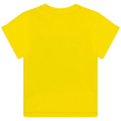 Hugo Boss Toddler T-Shirt w/ Illustration_ Yellow J05912-535