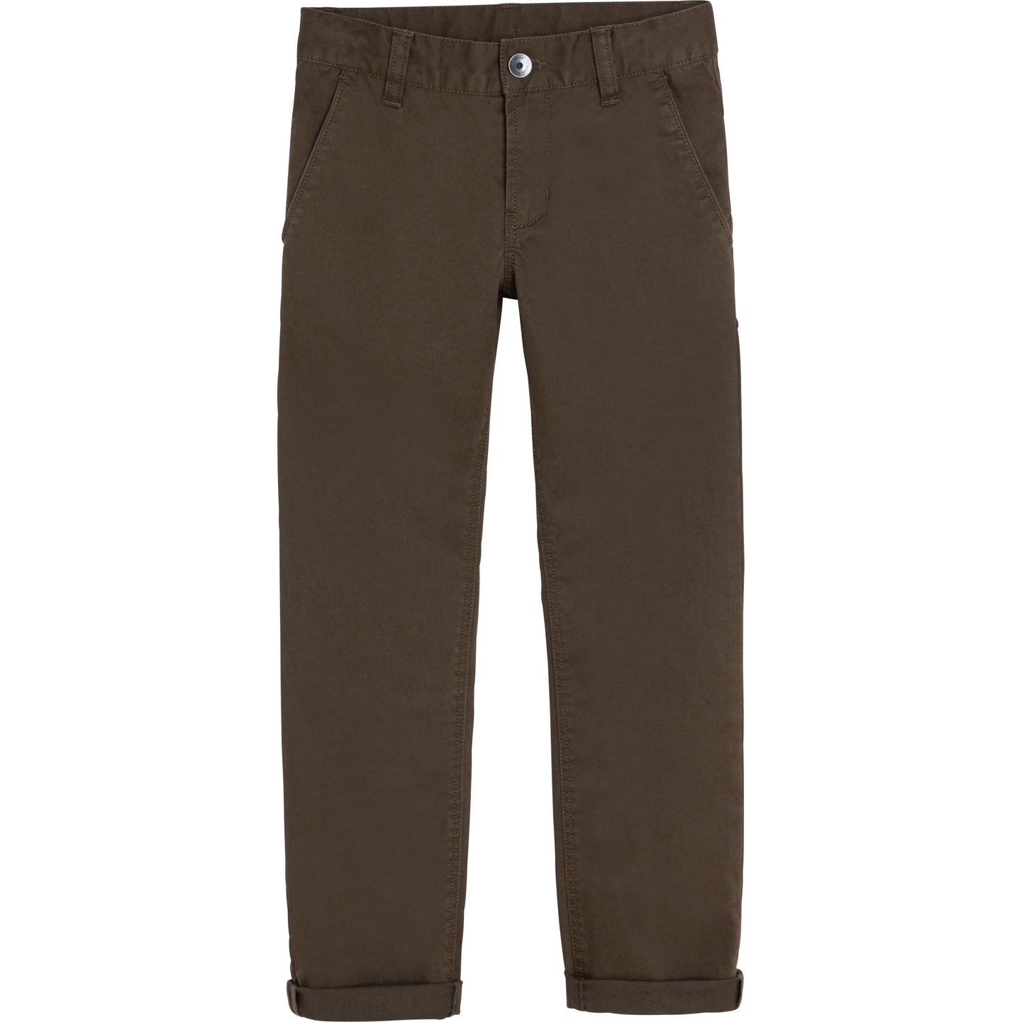 Hugo Boss Boys Khaki Cotton Pants J24732