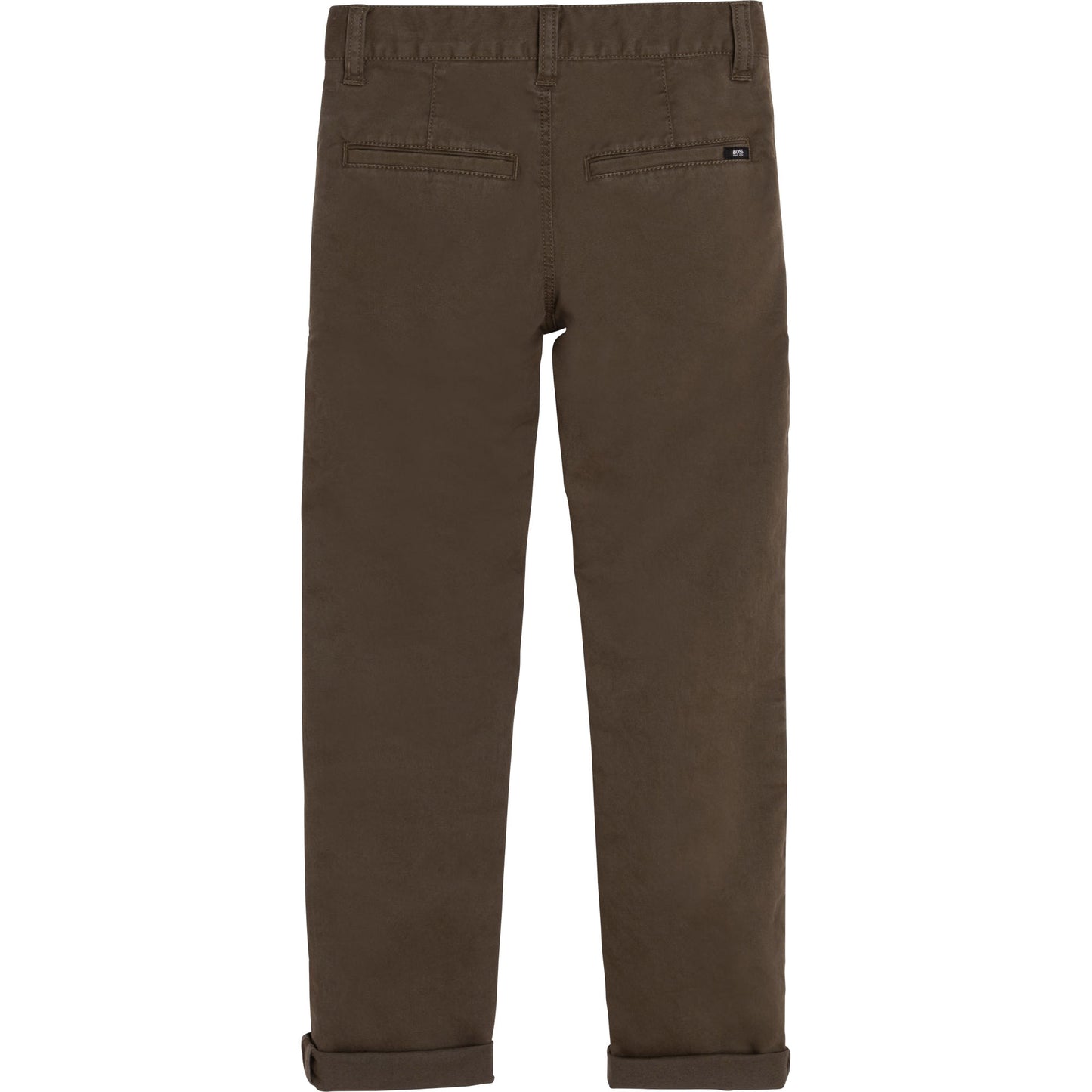 Hugo Boss Boys Khaki Cotton Pants J24732