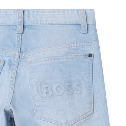 Hugo Boss Boys Denim Pants Slim Fit_ Blue/Grey J24760-Z25
