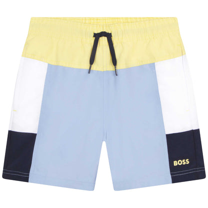 Hugo Boss Boys Swim Shorts_ Blue J24851-77A
