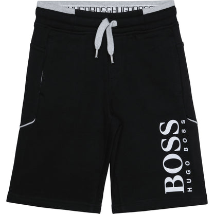 Hugo Boss Boys Sweat Shorts - Black