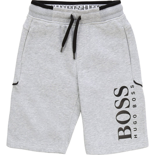 Hugo Boss Boys Sweat Shorts - Grey