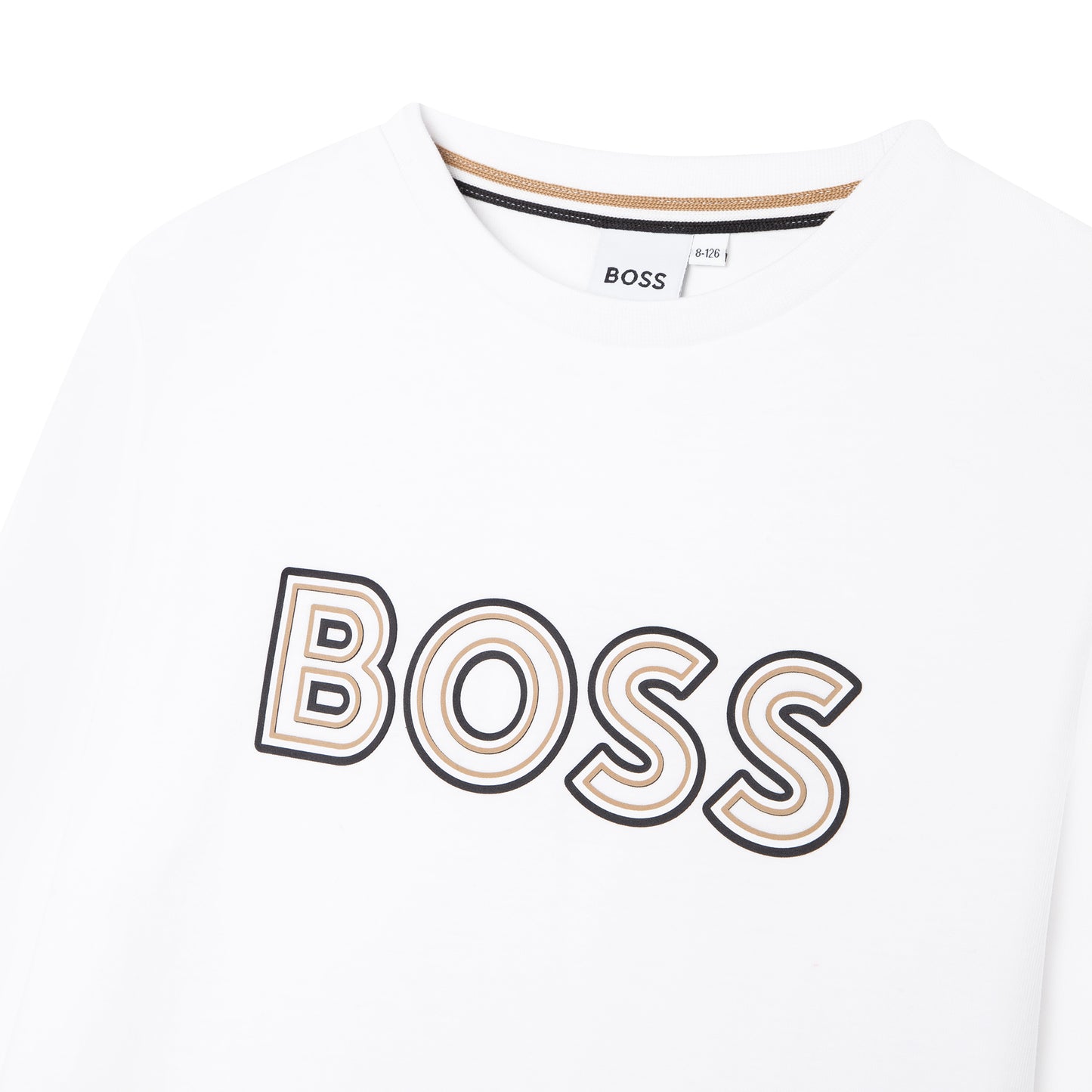Hugo Boss Boys L/S Shirt w/Logo _White J25M17-10B