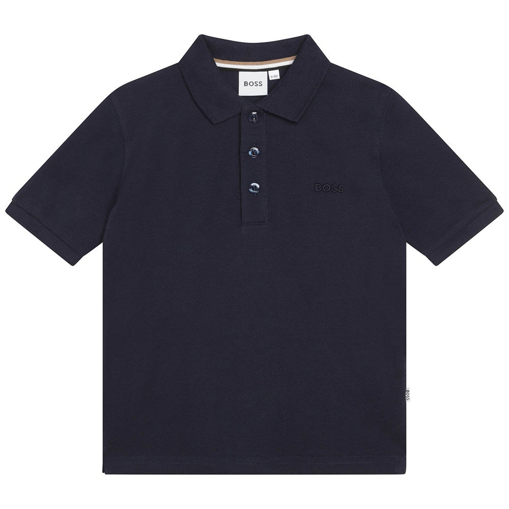 Hugo Boss Boys S/S Polo _Black J25M26-09B