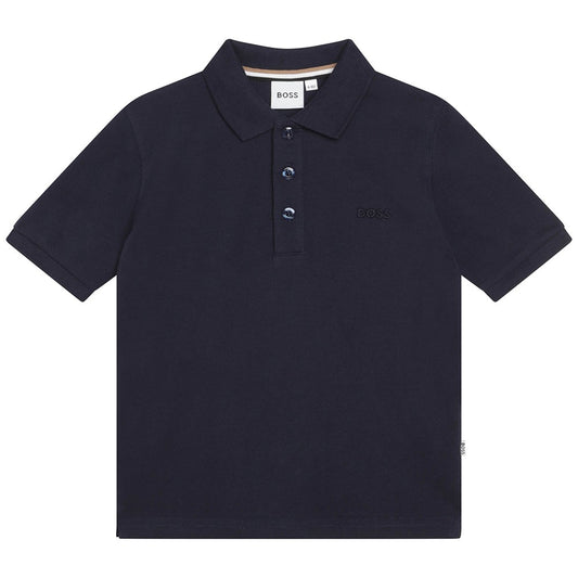 Hugo Boss Boys S/S Polo _Black J25M26-09B